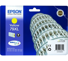 Epson E79XLy Druckerpatronen XL ye - Epson No. 79XL y, C13T79044010 für z.B. Epson WorkForce Pro WF -4600, Epson WorkFor