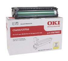 Oki O4386/87/36/85 Toner ye - OKI 43870005 für z.B. OKI C 5650, OKI C 5650 DN, OKI C 5650 N, OKI C 5750, OKI C 5750 DN, 