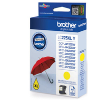Image of Brother B225XLY XL ye - Brother LC-225XLY für z.B. Brother DCPJ 4120 DW, Brother MFCJ 5320 DW, Brother MFCJ 4420 DW, Brother MFCJ 5620 DWbei 3ppp3 Peach online Shop