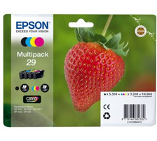 Epson E29 Druckerpatronen bk - Epson T2986, No. 29, C13T29864010 für z.B. Epson Expression Home XP -235, Epson Expressio