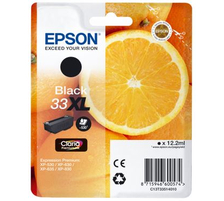Epson E33 Druckerpatronen XL bk - Epson T3351, No. 33XL bk, C13T33514010 für z.B. Epson Expression Premium XP -530, Epso