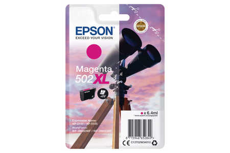 Epson E502XLM Druckerpatronen XL ma - Epson No. 502XLM, C13T02W34010 für z.B. Epson Expression Home XP -5100, Epson Expr