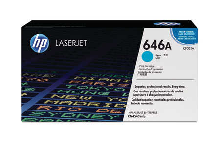 HP H646A Toner cy - HP No. 646A, CF031A für z.B. HP Color LaserJet Enterprise CM 4500, HP Color LaserJet Enterprise CM 4