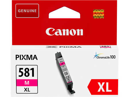 Canon C581XLM Druckerpatronen XL magenta - Canon CLI-581XLM, 2050C001 für z.B. Canon Pixma TS 8350, Canon Pixma TS 6351 
