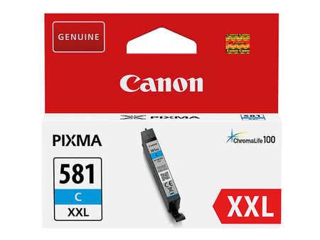 Canon C581XXLC Druckerpatronen XL cyan - Canon CLI-581XXLC, 1995C001 für z.B. Canon Pixma TS 8351 a, Canon Pixma TS 8350