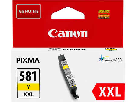Canon C581XXLY Druckerpatronen XL gelb - Canon CLI-581XXLY, 1997C001 für z.B. Canon Pixma TR 8550, Canon Pixma TS 8351 a