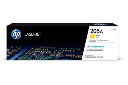 HP H205AY Toner yellow - HP No. 205A Y, CF532A für z.B. HP Color LaserJet Pro MFP M 180 fndw, HP Color LaserJet Pro MFP 