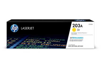 HP H203AY Toner yellow - HP No. 203A Y, CF542A für z.B. HP Color LaserJet Pro MFP M 281 fdw, HP Color LaserJet Pro MFP M