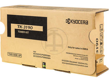 Kyocera K3190 Toner bk - Kyocera TK-3190, 1T02T60NL0 für z.B. Kyocera ECOSYS P 3060 dn, Kyocera ECOSYS M 3655 idn, Kyoce