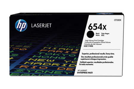HP H654A Toner black - HP No. 654A, CF330X für z.B. HP Color LaserJet Enterprise M 651 dn, HP Color LaserJet Enterprise 