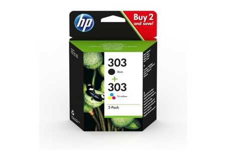 HP H303 Druckerpatronen (black, C) - HP No. 303, 3YM92AE für z.B. HP Envy Inspire 7220 e, HP Envy Photo 6230 wifi, HP En