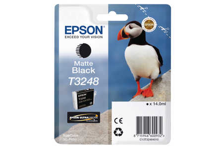 Epson E324 Druckerpatronen matte bk - Epson T3248MBK, C13T32484010 für z.B. Epson SureColor SCP 400