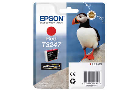 Epson E324 Druckerpatronen red - Epson T3247R, C13T32474010 für z.B. Epson SureColor SCP 400
