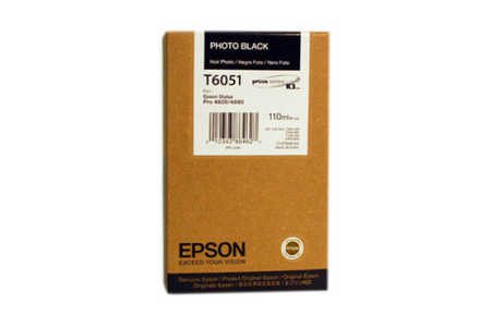 Image of Epson E613 photo bk - Epson T6051, C13T605100 für z.B. Epson Stylus Pro 4800, Epson Stylus Pro 4880bei 3ppp3 Peach online Shop