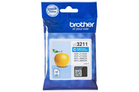 Brother B3211C Druckerpatronen c - Brother LC-3211C für z.B. Brother DCPJ 572 DW, Brother DCPJ 774 DW, Brother MFCJ 491 