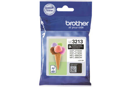 Brother B3213BK Druckerpatronen XL schwarz - Brother LC-3213BK für z.B. Brother DCPJ 572 DW, Brother DCPJ 774 DW, Brothe