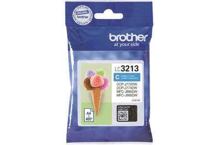 Brother B3213C Druckerpatronen XL c - Brother LC-3213C für z.B. Brother DCPJ 572 DW, Brother DCPJ 774 DW, Brother MFCJ 4