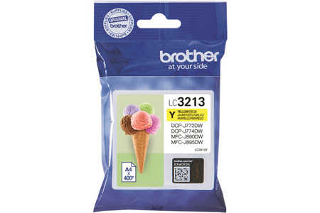 Brother B3213Y Druckerpatronen XL y - Brother LC-3213Y für z.B. Brother DCPJ 572 DW, Brother DCPJ 774 DW, Brother MFCJ 8