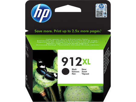 HP H912XLBK Druckerpatronen XL bk - HP No. 912XL BK, 3YL84AE für z.B. HP OfficeJet Pro 8020, HP OfficeJet Pro 8022 e, HP