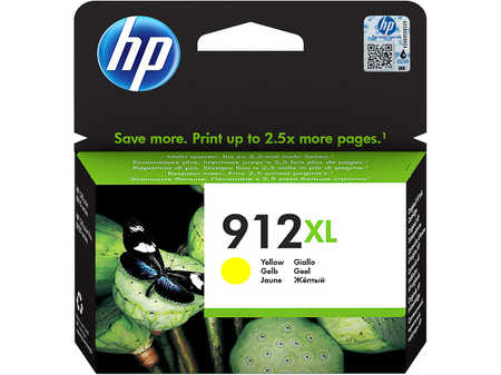 Image of HP H912XLY XL y - HP No. 912XL Y, 3YL83AE für z.B. HP OfficeJet Pro 8020, HP OfficeJet Pro 8022 e, HP OfficeJet 8010, HP OfficeJet Pro 8015bei 3ppp3 Peach online Shop