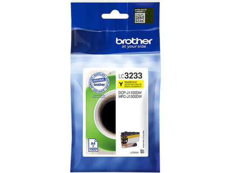 Image of Brother B3233Y y - Brother LC-3233Y für z.B. Brother DCPJ 1100 DW, Brother MFCJ 1300 DWbei 3ppp3 Peach online Shop