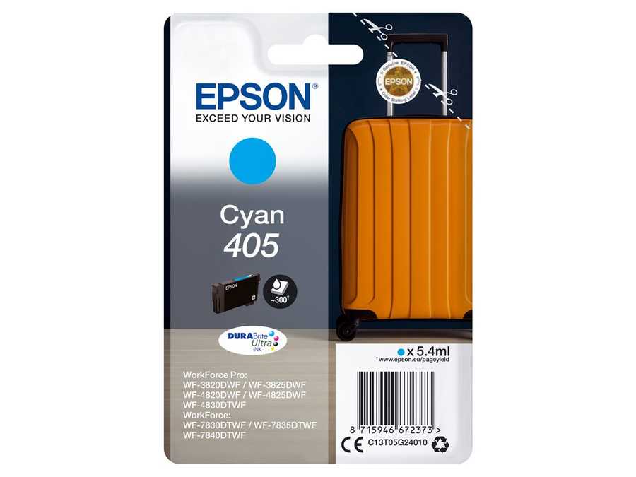 Epson E405C Druckerpatronen c - Epson No. 405C, T05G24010 für z.B. Epson WorkForce ECC 7000, Epson WorkForce Pro WF -380