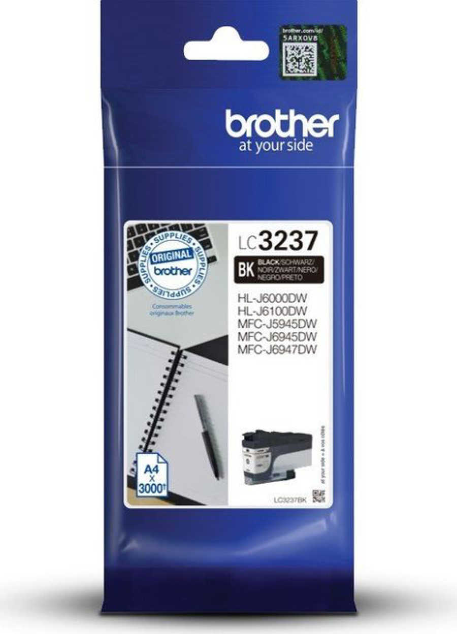Brother B3237/3239 Druckerpatronen bk - Brother LC3237BK für z.B. Brother HLJ 6000 DW, Brother HLJ 6100 DW, Brother MFCJ