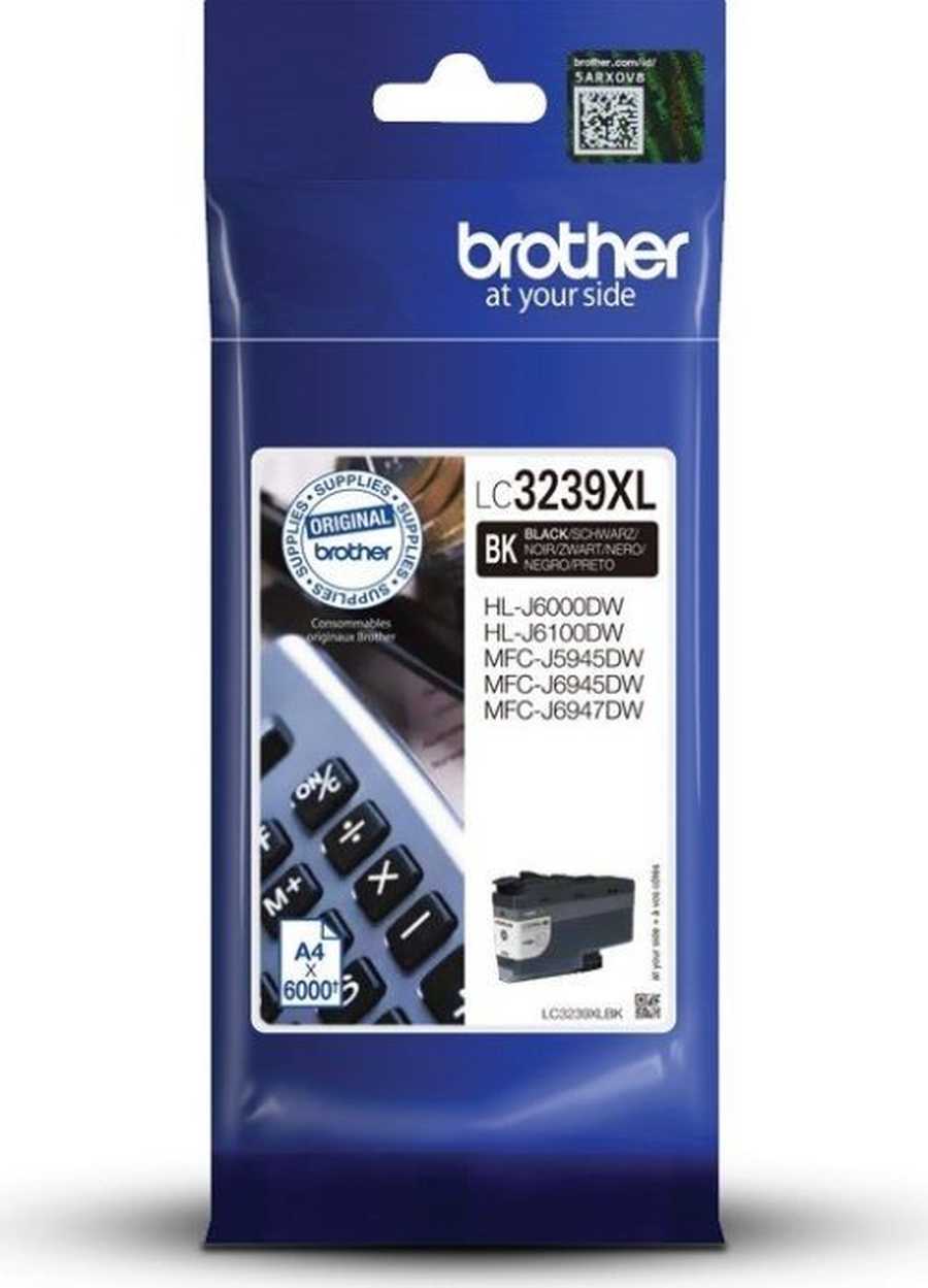 Image of Brother B3237/3239 XL bk - Brother LC3239XLBK für z.B. Brother MFCJ 6945 DW, Brother MFCJ 6947 DW, Brother HLJ 6100 DW, Brother HLJ 6000 DWbei 3ppp3 Peach online Shop