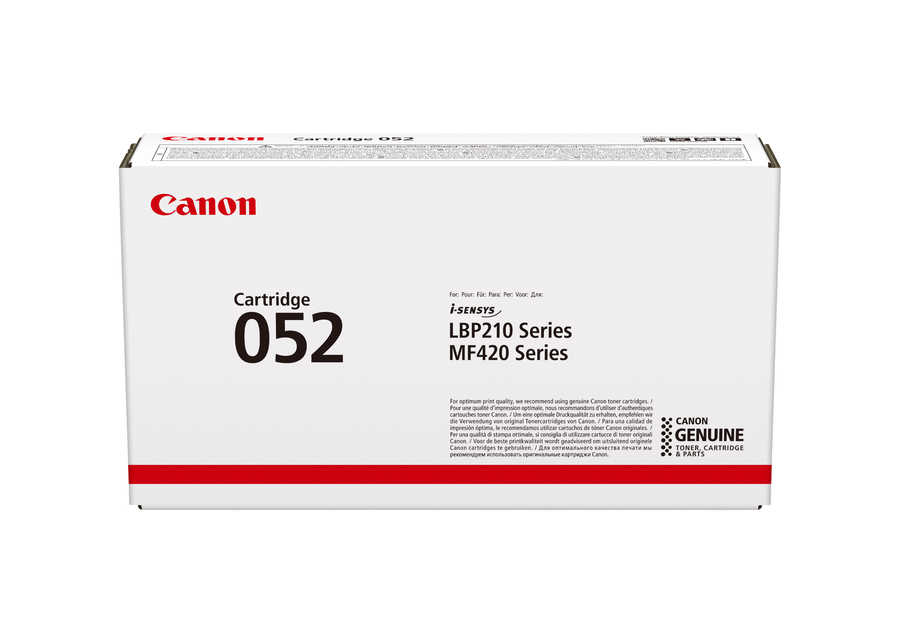 Canon H052bk Toner bk - Canon CRG-052 bk, 2199C002 für z.B. Canon iSENSYS LBP -210, Canon iSENSYS LBP -212 dw, Canon iSE