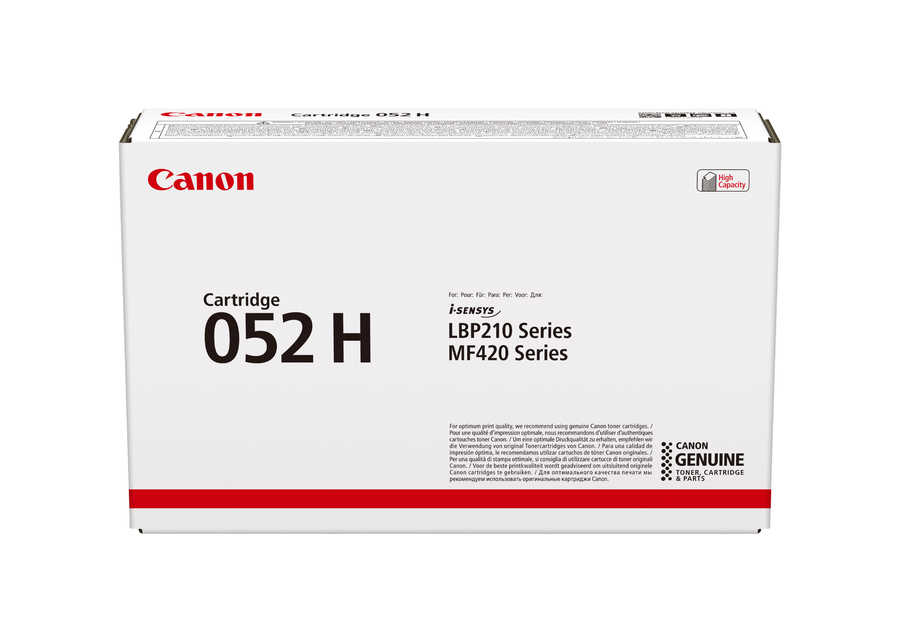 Canon H052Hbk Toner XL bk - Canon CRG-052H bk, 2200C002 für z.B. Canon iSENSYS LBP -210, Canon iSENSYS LBP -212 dw, Cano