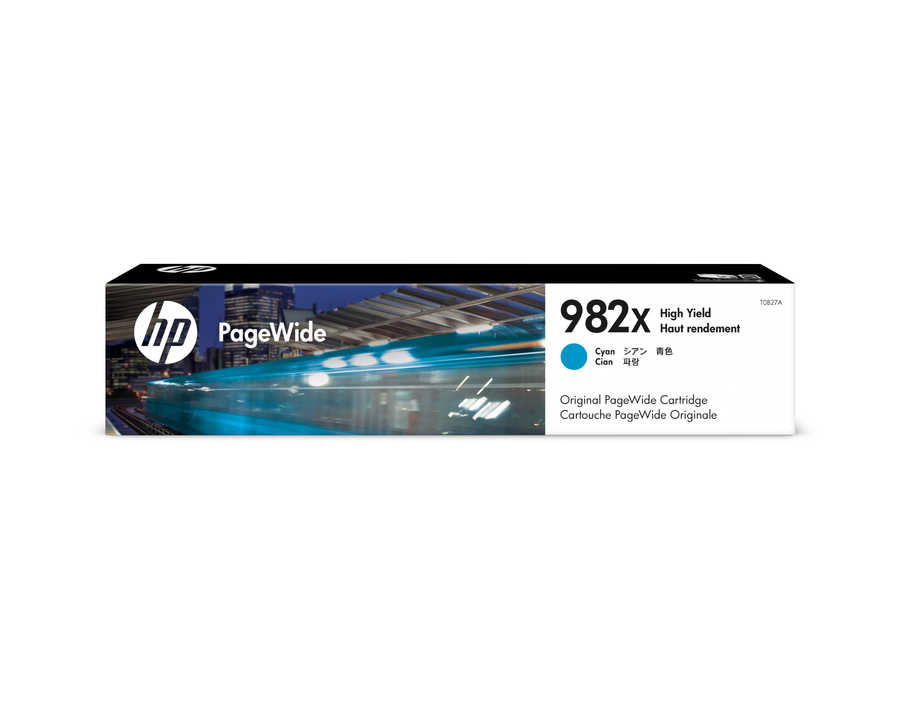 HP H982X Toner XL cyan - HP No. 982X, T0B27A für z.B. HP PageWide Enterprise Color 765 dn, HP PageWide Enterprise Color 