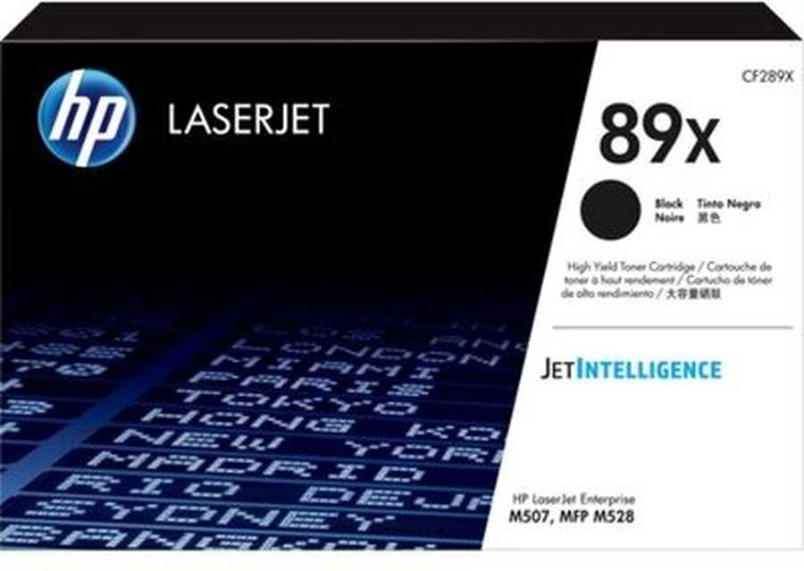 HP H89X Toner XL black - HP No. 89X, CF289X für z.B. HP LaserJet Enterprise Flow MFP M 528 c, HP LaserJet Enterprise Flo