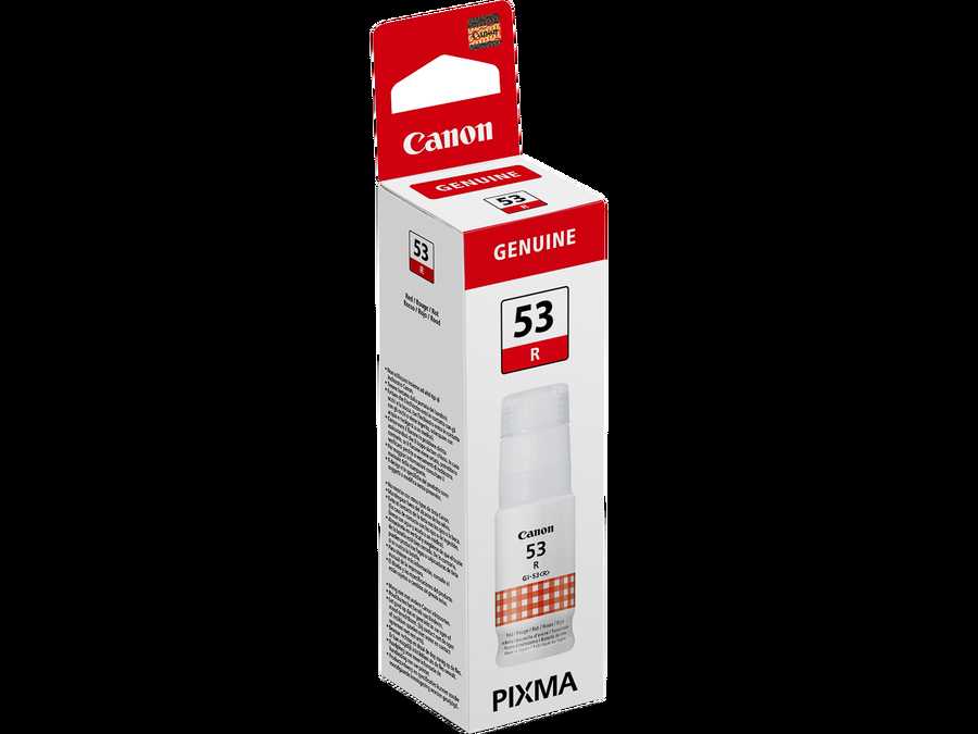 Canon C53RED Druckerpatronen red - Canon GI-53RED, 4717C001 für z.B. Canon Pixma G 550, Canon Pixma G 650
