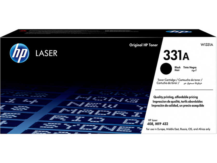 HP H331A Toner black - HP No. 331A, W1331A für z.B. HP Laser 408 dn, HP Laser MFP 432 fdn