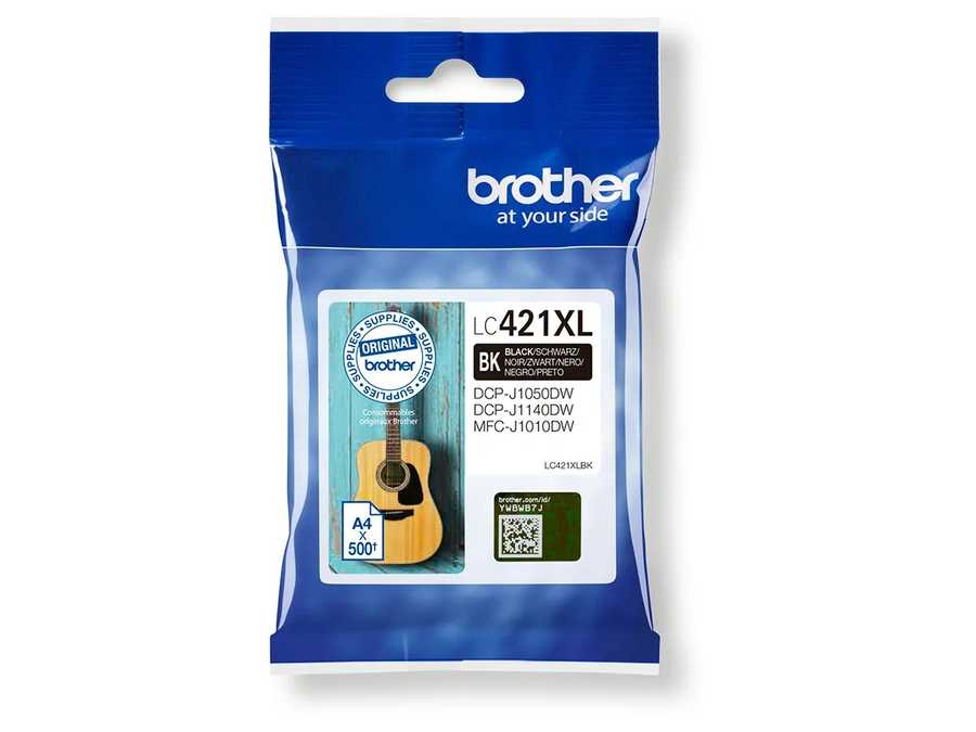 Brother B421 Druckerpatronen XL bk - Brother LC421XLBK für z.B. Brother DCPJ 1050 DW, Brother MFCJ 1010 DW, Brother DCPJ