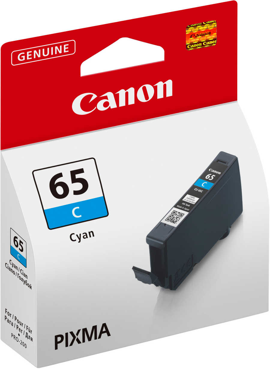 Canon C65C Druckerpatronen cyan - Canon CLI-65C, 4216C001 für z.B. Canon Pixma PRO -200