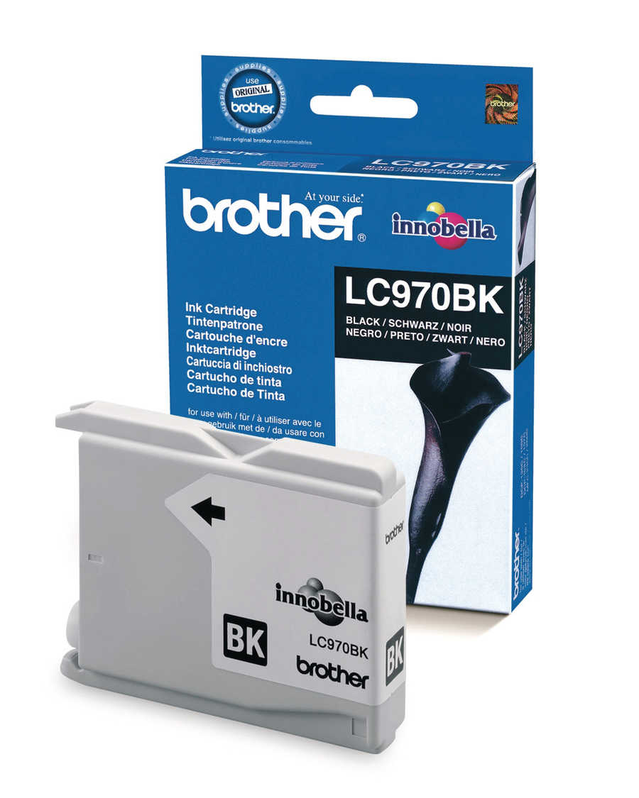 Brother B970/1000 Druckerpatronen bk - Brother LC970BK für z.B. Brother DCP -135 C, Brother DCP -150 C, Brother DCP -153