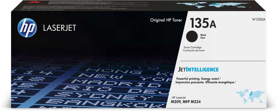 HP H135A Toner black - HP No. 135A, W1350A für z.B. HP LaserJet M 207 d, HP LaserJet M 207 dw, HP LaserJet M 207, HP Las