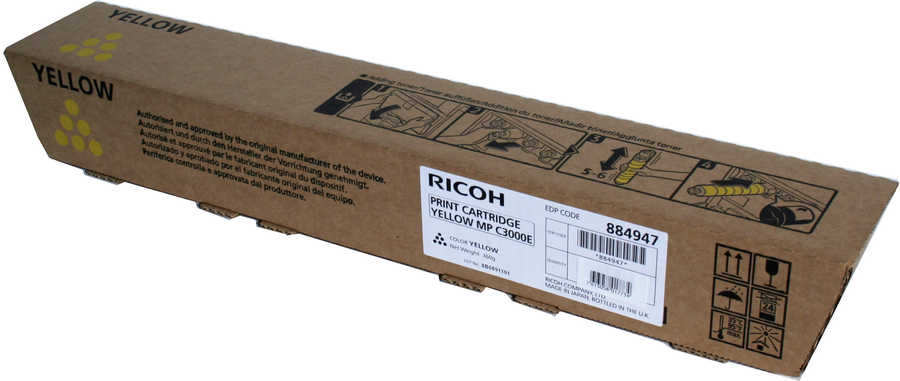 Ricoh R3000 Toner y – Ricoh 842031 für z.B. Ricoh Aficio MP C 2000, Ricoh Aficio MP C 2500, Ricoh Aficio MP C 2500 e 1, Ricoh Aficio MP C 3000