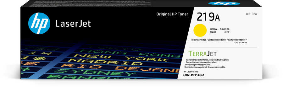 HP H219A Toner y – HP No. 219A, W2192A für z.B. HP Color LaserJet Pro 3202 dn, HP Color LaserJet Pro 3202 dng, HP Color LaserJet Pro 3202 dw