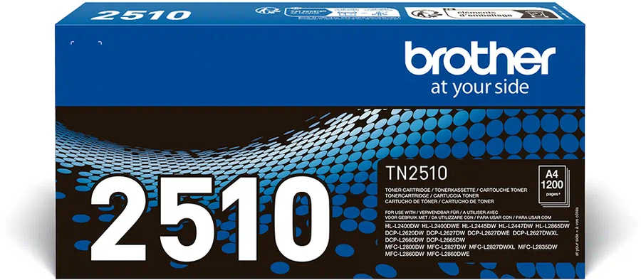 Brother B2510 Toner bk – Brother TN2510 für z.B. Brother DCPL 2620 DW, Brother DCPL 2625 DW, Brother DCPL 2627 DW, Brother DCPL 2627 DWE