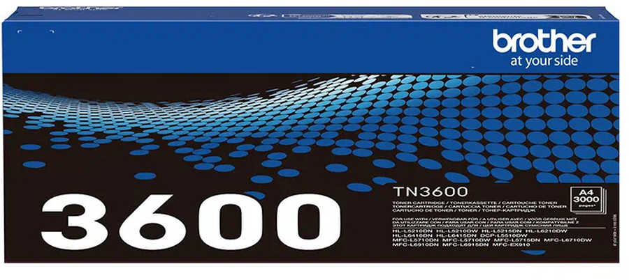 Epson B3600 Toner bk – Brother TN-3600 für z.B. Brother DCPL 5510 DW, Brother HLL 5210 DN, Brother HLL 5210 DNT, Brother HLL 5210 DNTT