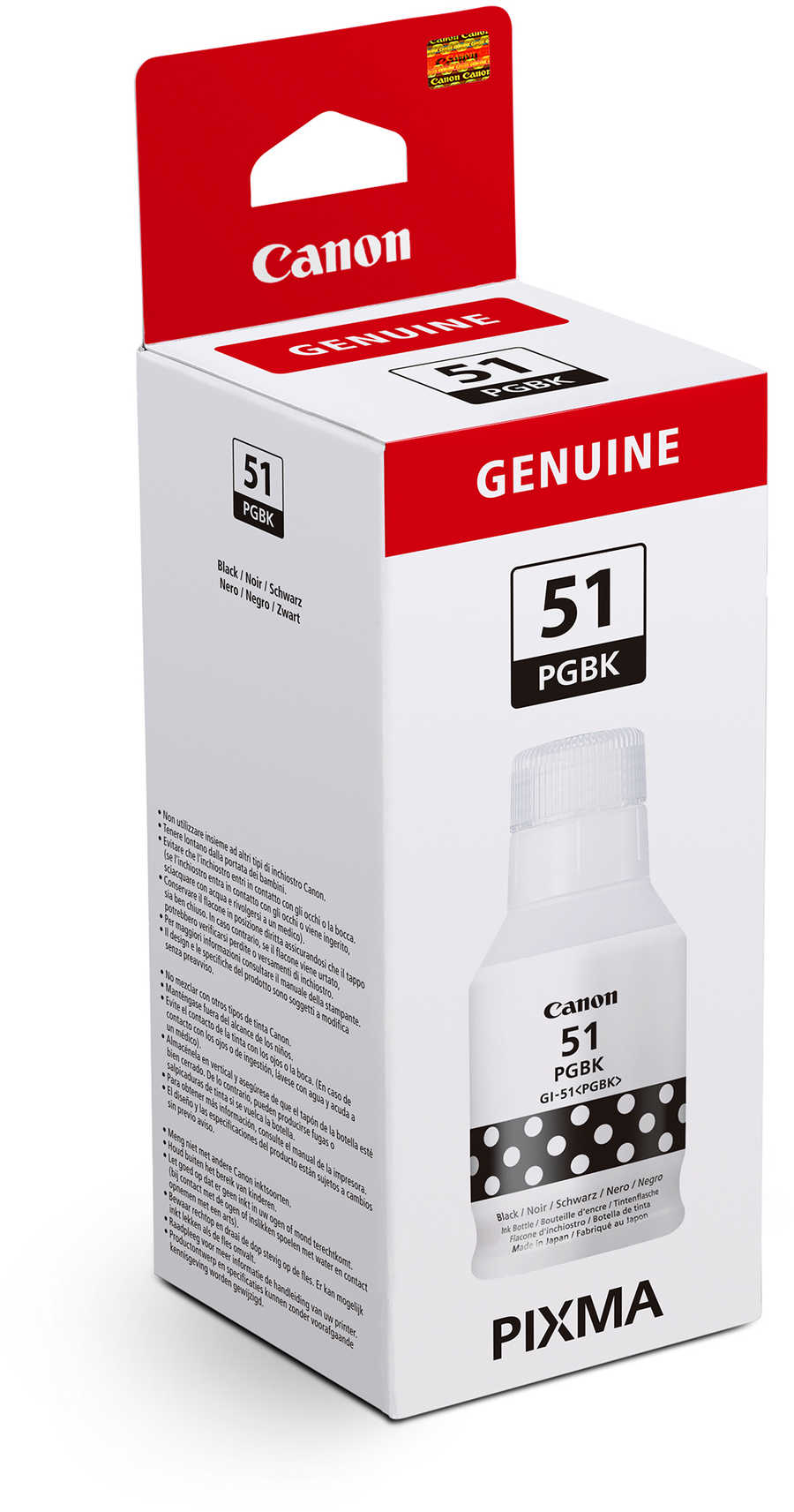 Canon C51PGBK Druckerpatronen schwarz – Canon GI-51 PGBK, 4529C001 für z.B. Canon Pixma G 1520, Canon Pixma G 1560, Canon Pixma G 2520