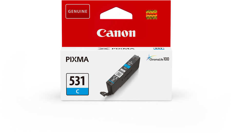 Image of Canon C530/531 Druckerpatronen cyan - Canon 6119C001 für z.B. Canon Pixma TS 8750, Canon Pixma TS 8751, Canon Pixma TS 8700