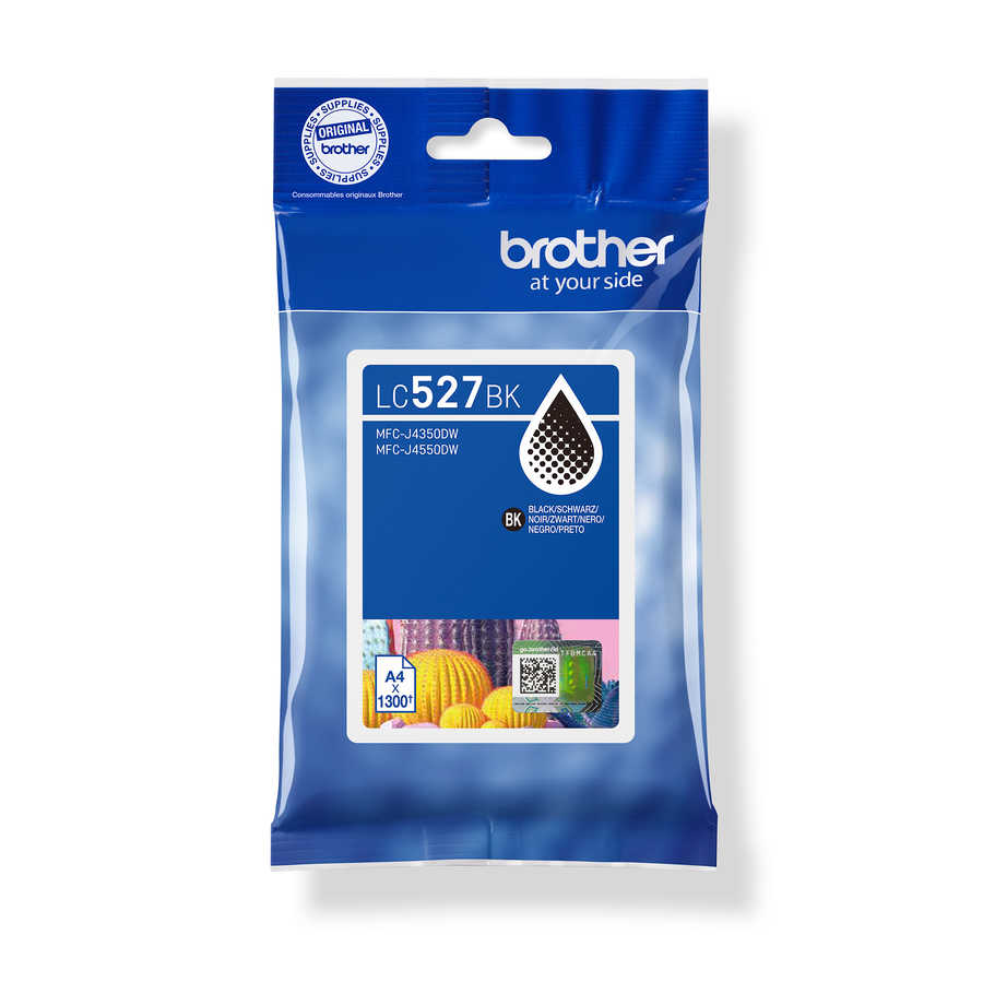 Image of Brother B527BK Druckerpatronen schwarz - Brother LC-527BK für z.B. Brother MFCJ 4350 DW, Brother MFCJ 4550 DW, Brother MFCJ 6560 DW