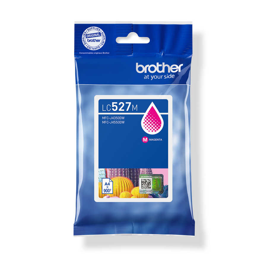 Image of Brother B527M Druckerpatronen magenta - Brother LC-527M für z.B. Brother MFCJ 4350 DW, Brother MFCJ 4550 DW, Brother MFCJ 6560 DW, Brother MFCJ 6970