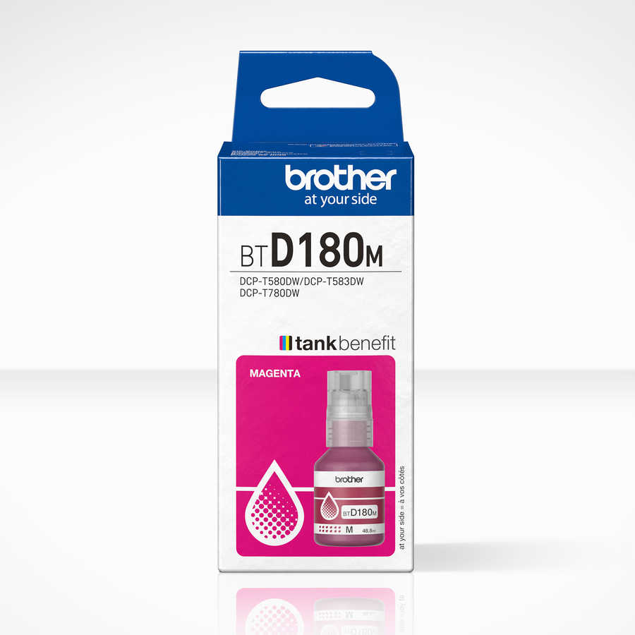 Image of Brother B180 Druckerpatronen magenta - Brother BTD180M für z.B. Brother DCPT 580 DW, Brother DCPT 580, Brother DCPT 583 DW, Brother DCPT 780 DW