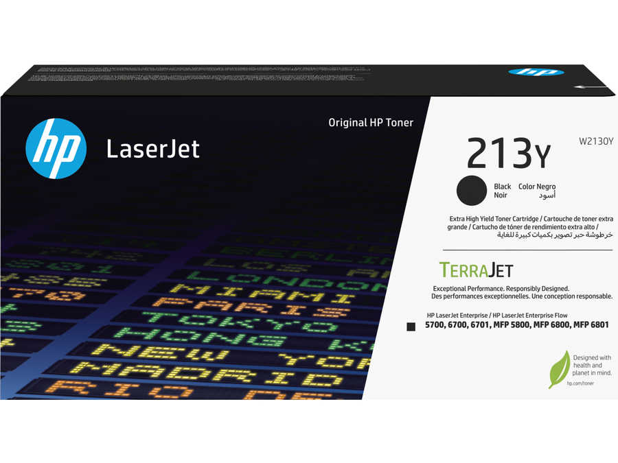 Image of HP H213Y Toner XL bk - HP No. 213Y, W2130Y für z.B. HP Color LaserJet Enterprise 5700, HP Color LaserJet Enterprise 5700 dn
