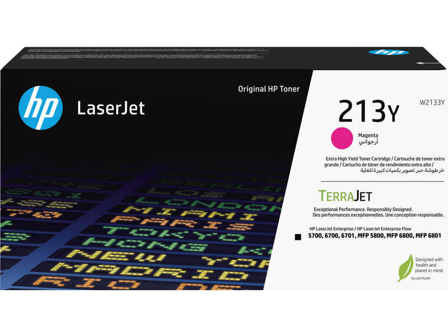 Image of HP H213Y Toner XL m - HP No. 213Y, W2133Y für z.B. HP Color LaserJet Enterprise 5700, HP Color LaserJet Enterprise 5700 dn