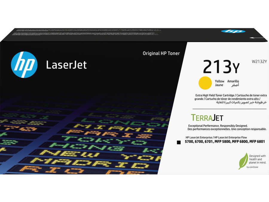 Image of HP H213Y Toner XL y - HP No. 213Y, W2132Y für z.B. HP Color LaserJet Enterprise 5700, HP Color LaserJet Enterprise 5700 dn
